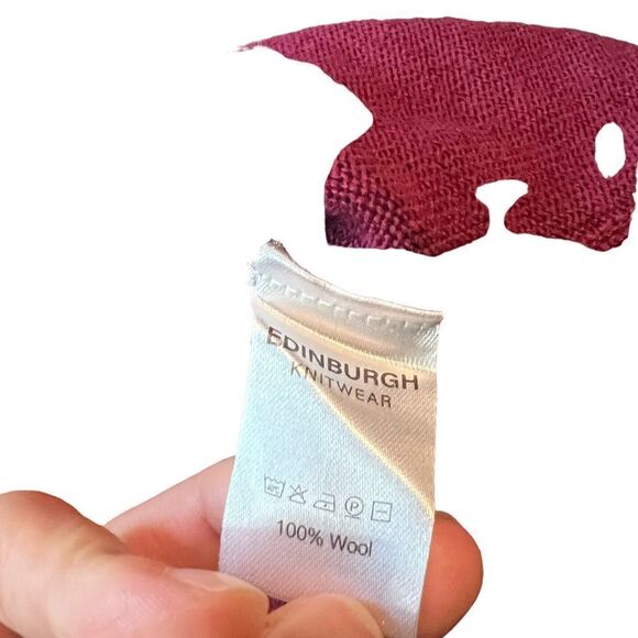 Edinburgh‎ knit wear 100% wool patterned sweater - Picture 5 of 9